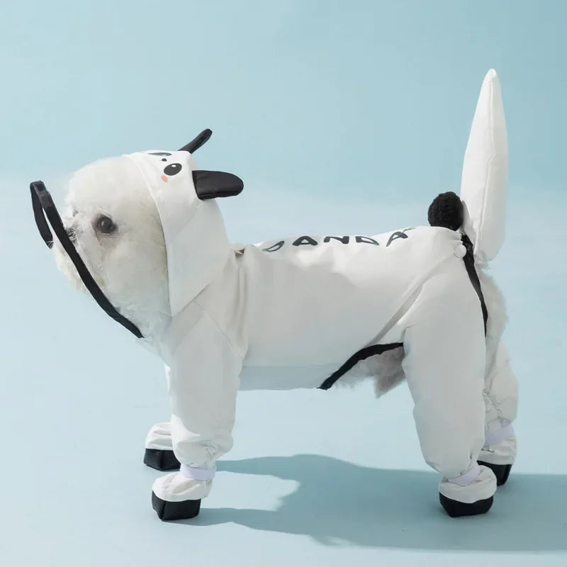 Petzrella All-In-One wasserdichter Hunde-Regenponcho