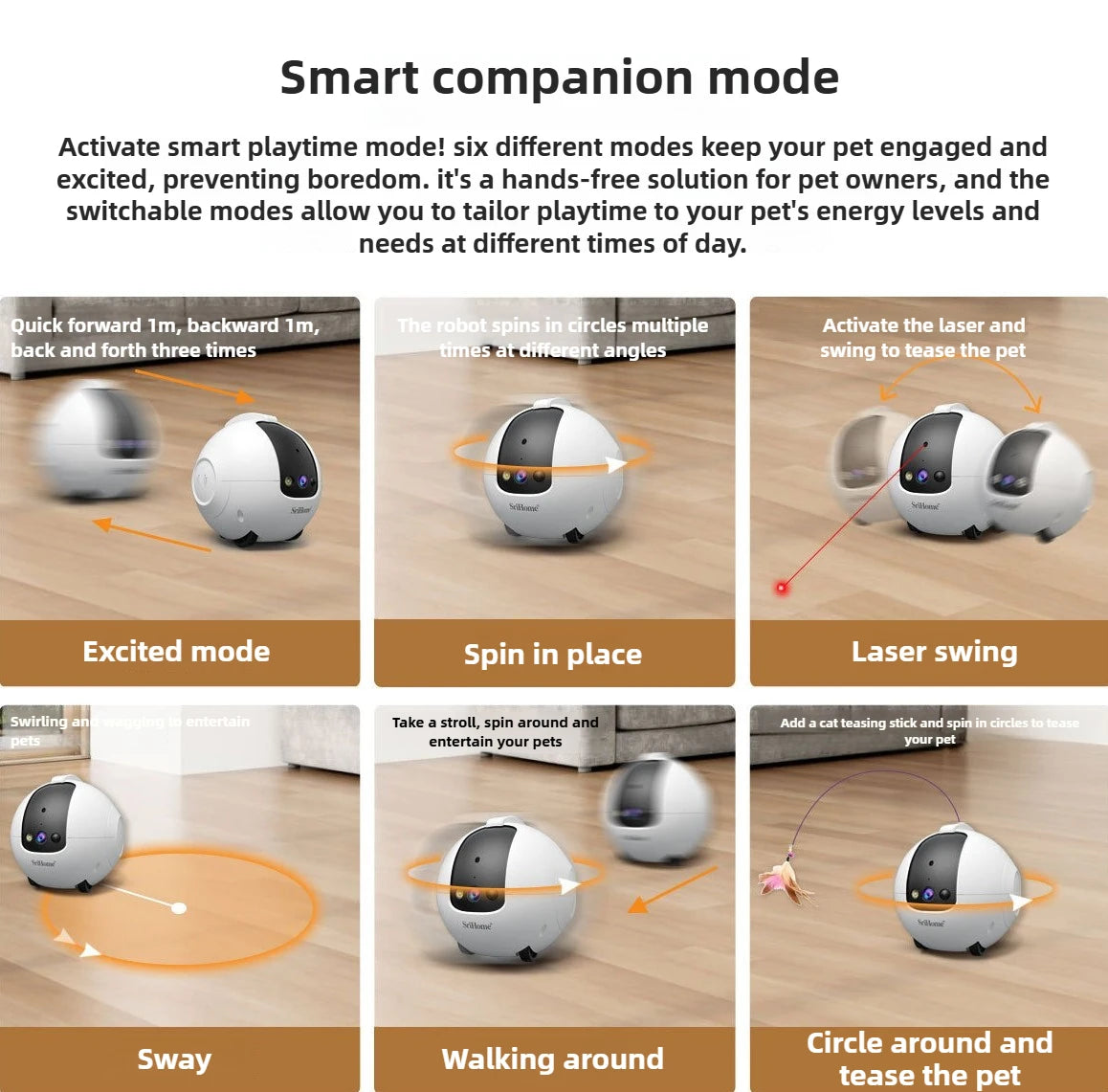Smart Interactive Pet Companion Robot