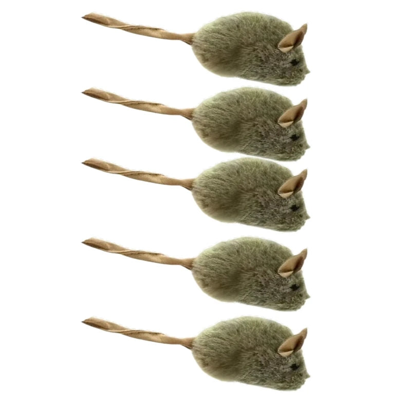 Interactive Plush Mouse Toy for Cats