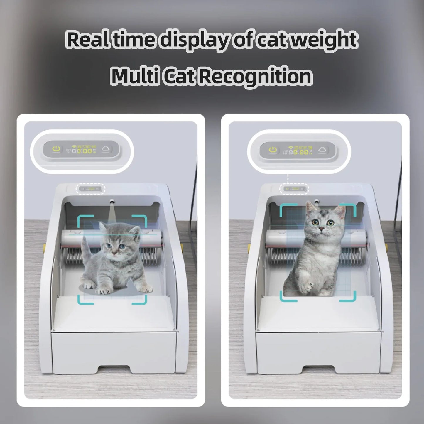 Petzrella Smart Self-Cleaning Automatic Cat Litter Box