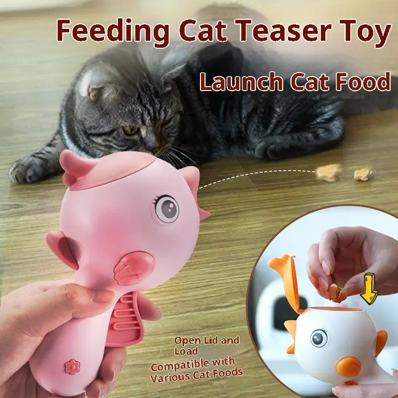 Automatic Cat Toy with Food Dispenser