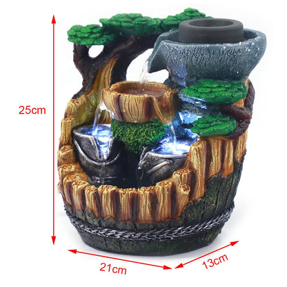 Petzrella Feng Shui Dual-LED-Katzenbrunnen