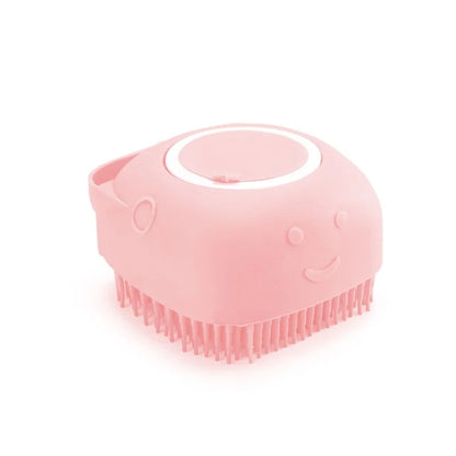 Petzrella Silikon Shampoo-Bürste mit Spender