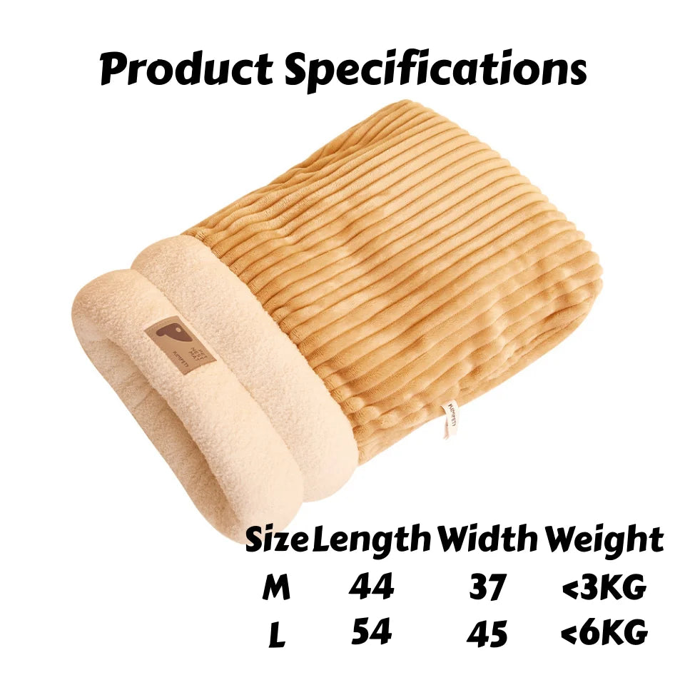 Plush Heated Cat Bed