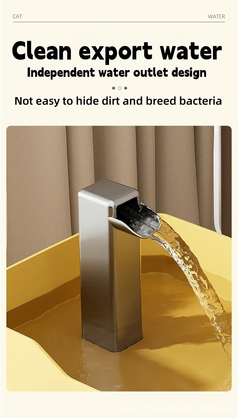 Quiet Automatic Water Fountain for Cats