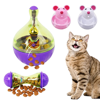 Petzrella Interaktives Slow-Feeder-
Puzzlespielzeug für Katzen & Hunde