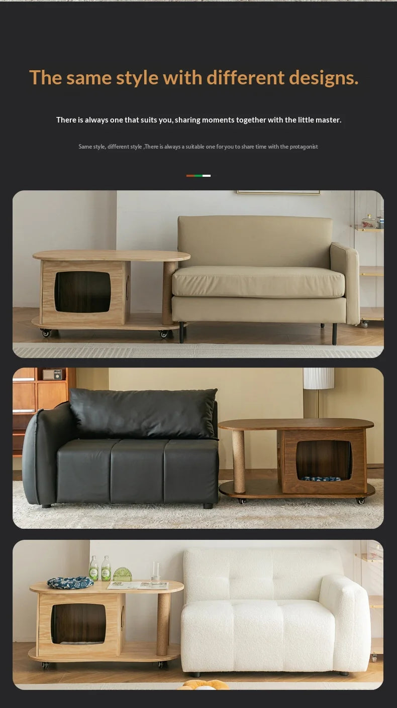 Beautiful Table Above, Cozy Cat Den Below