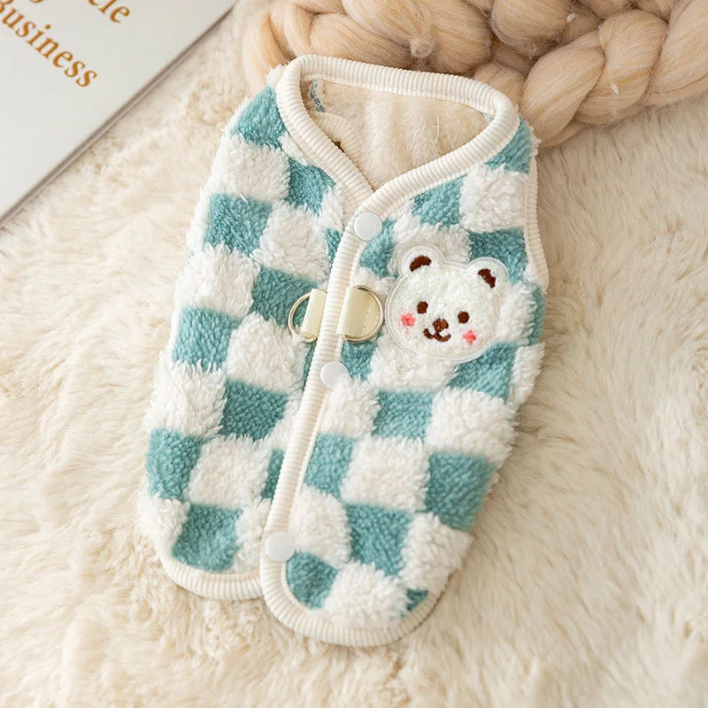 Cozy Winter Fleece Vest for Cats