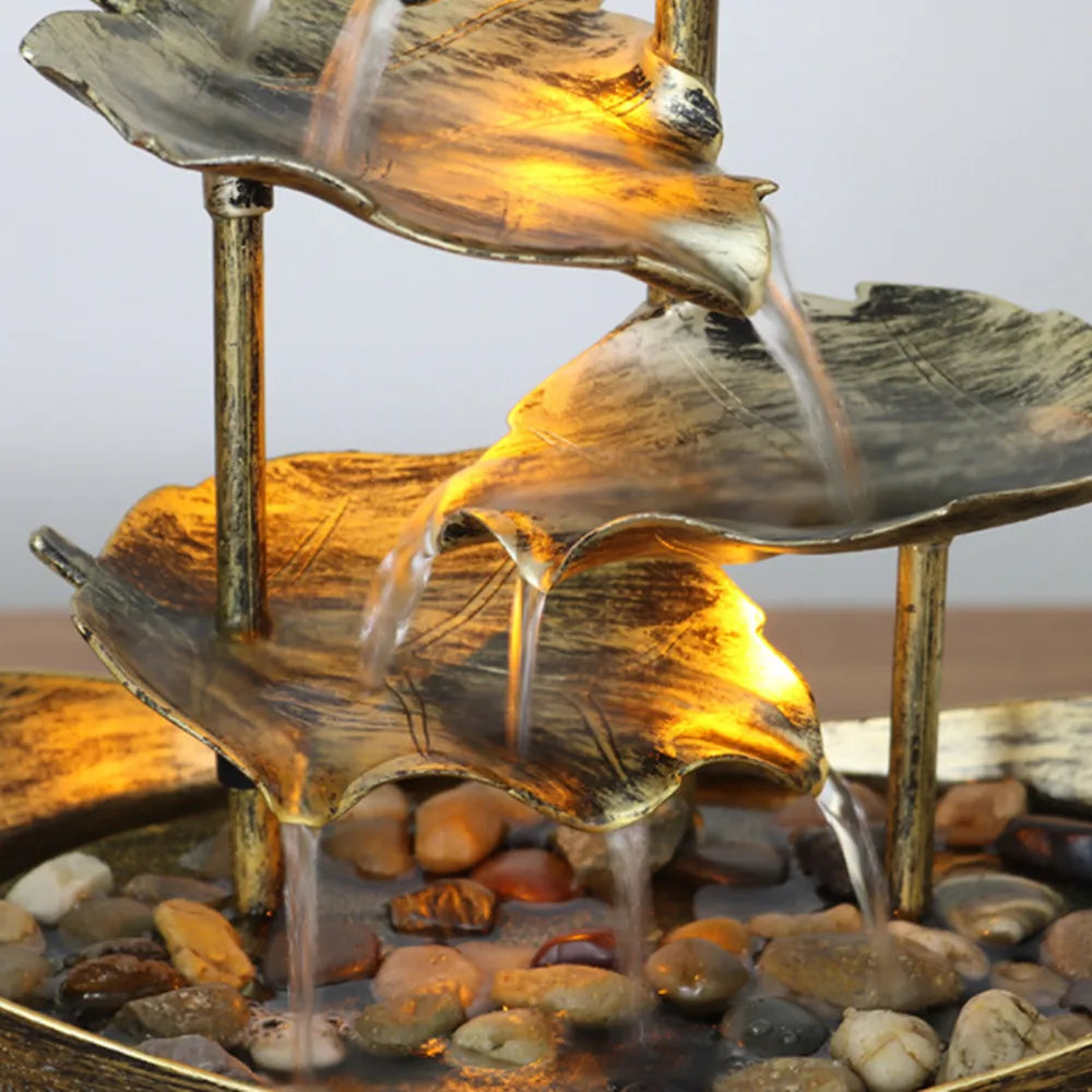 Petzrella Mini LED Katzen-Wasserfallbrunnen