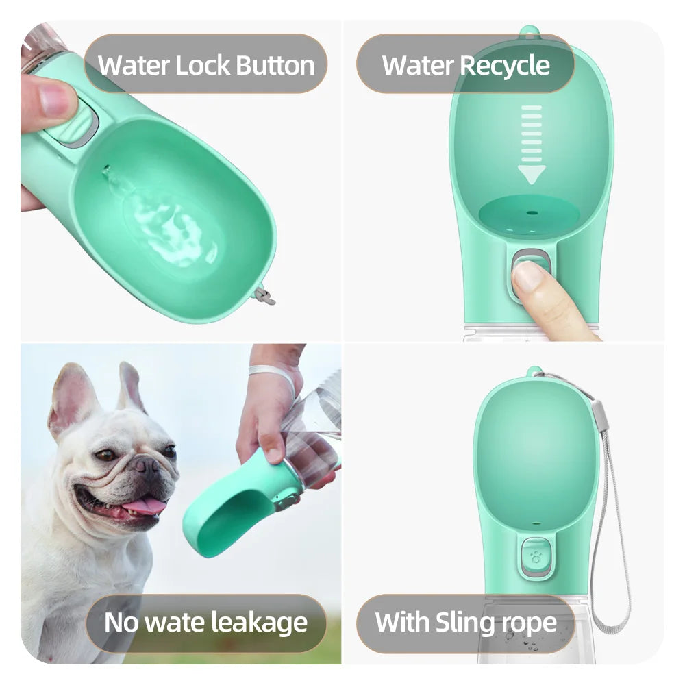 Petzrella Portable Pet Water Bottle for Dogs & Cats