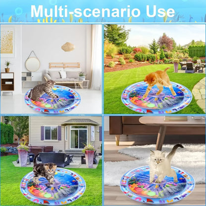Petzrella Interaktive Wassersensorik-Spielmatte für Hauskatzen