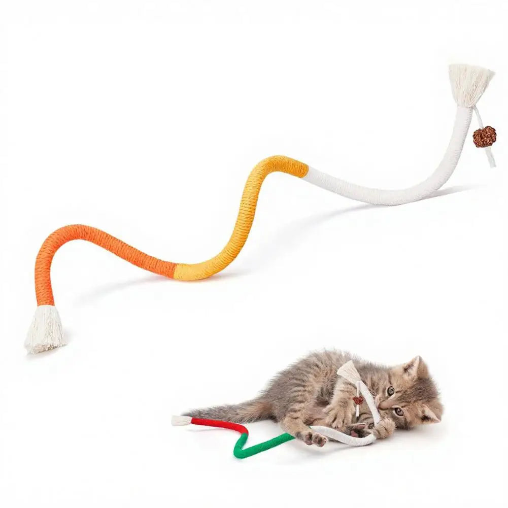 Interactive Cat Chew & Play Rope Toy