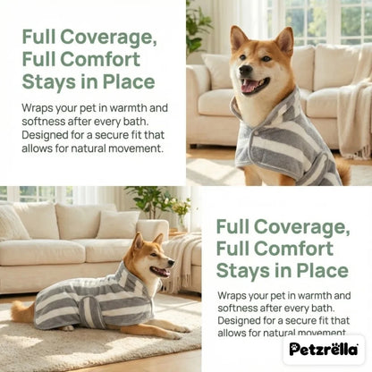 Petzrella Dog Bathrobe