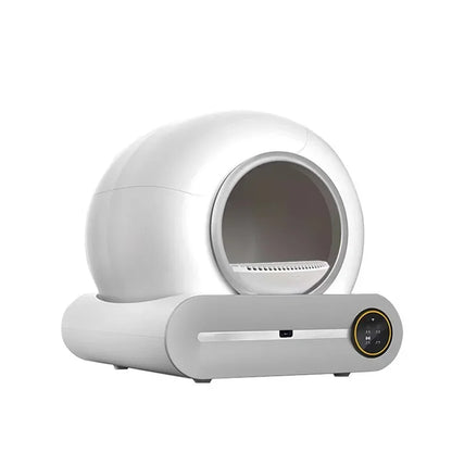 Petzrella 65L smarte, selbstreinigende Katzentoilette mit App-Steuerung und Ionen-Desodorierer