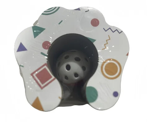 Petzrella 3-in-1 Wellpappe Katzenkratzbaum mit Spielball & Liegefläche