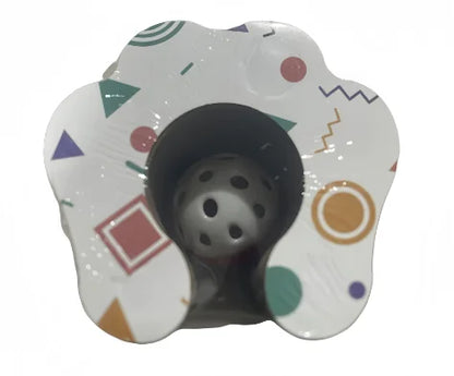 Petzrella 3-in-1 Wellpappe Katzenkratzbaum mit Spielball & Liegefläche