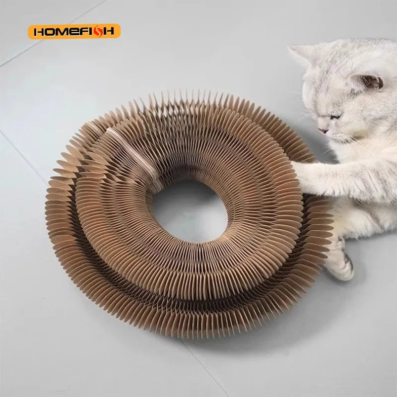 Corrugated Cardboard Cat Scratcher Bowl Toy