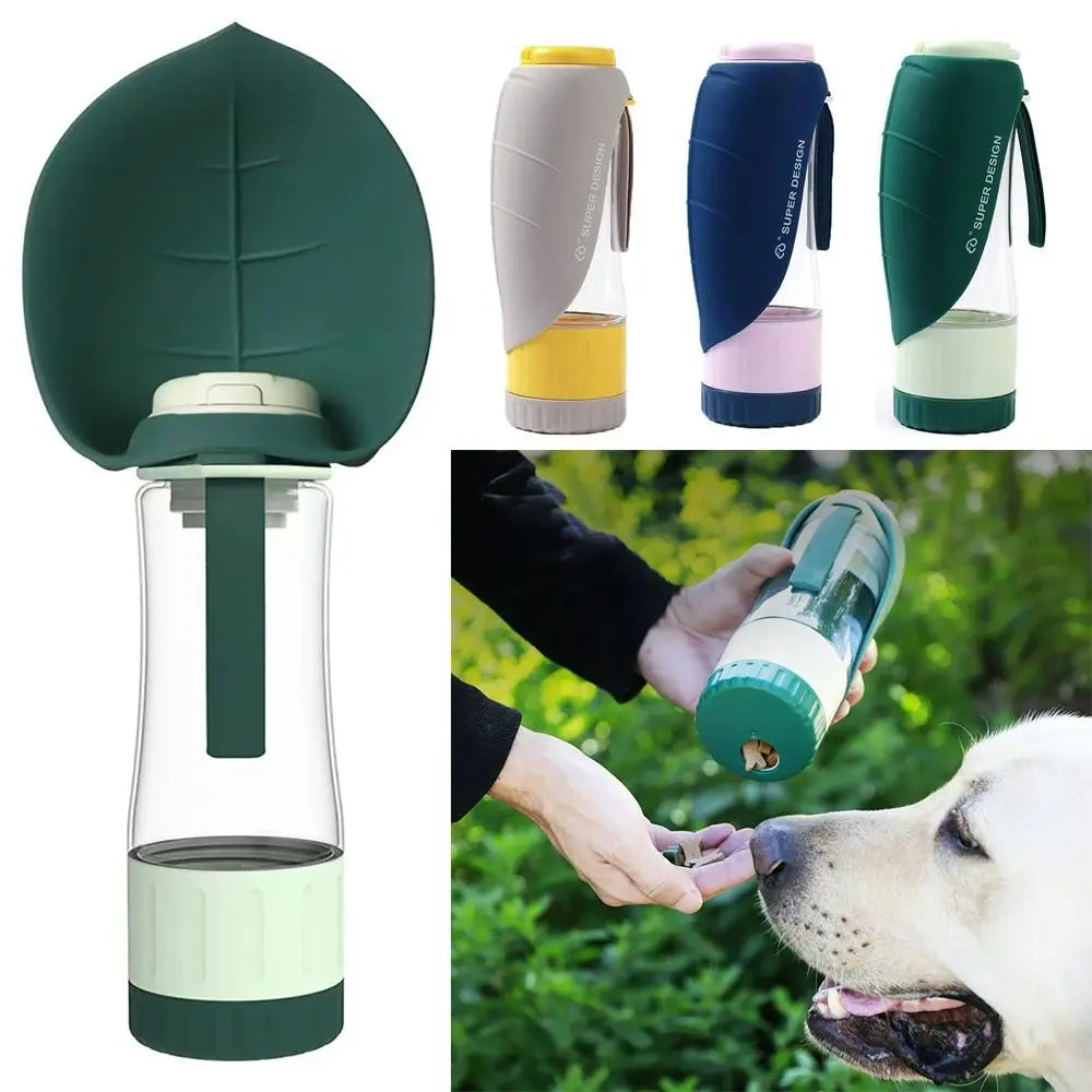 Portable Dog Water Bottle – Leak-Proof Travel Dispenser