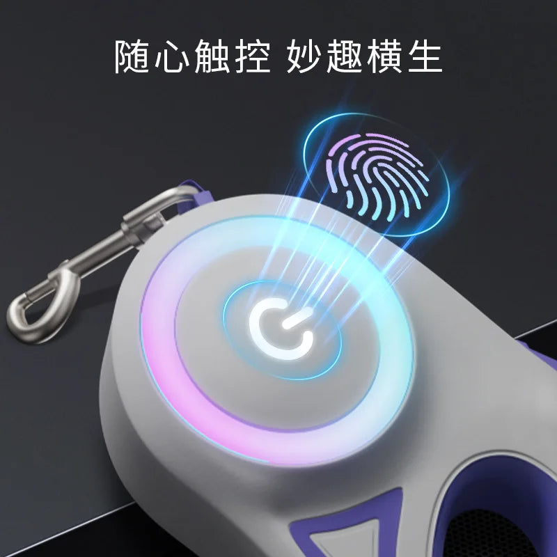 LED Retractable Dog Leash