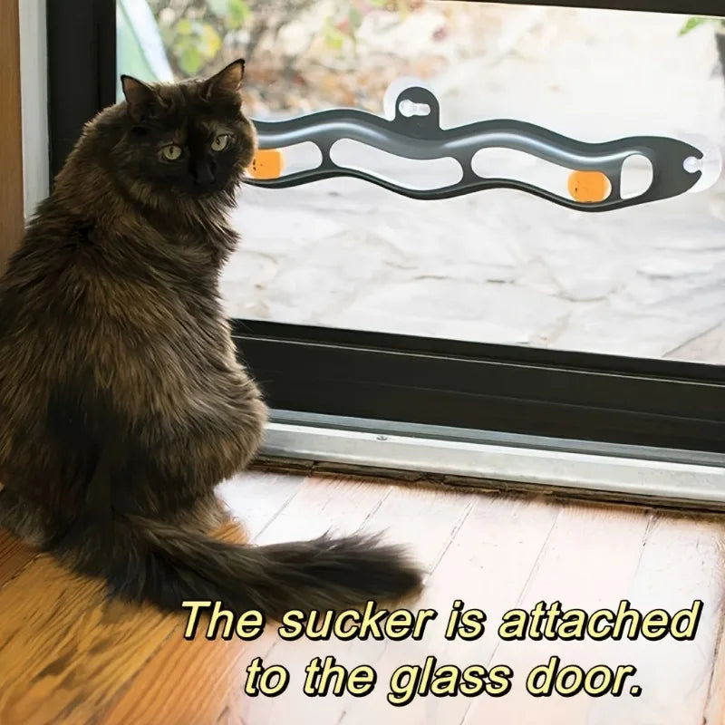 Petzrella Suction Cup Cat Track Toy