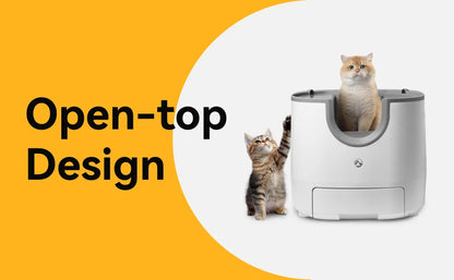 Petzrella Halbgeschlossene Katzentoilette mit Sichtschutz