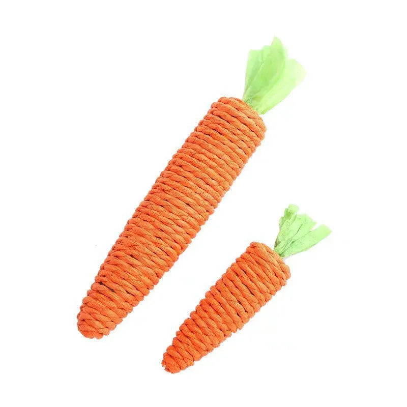 Sisal Carrot Chew Toy for Cats