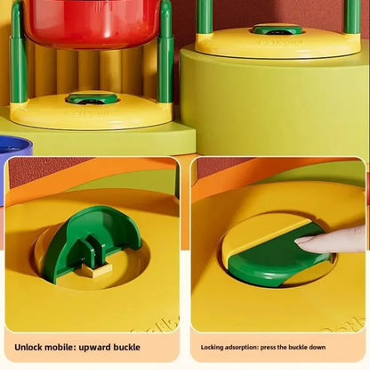 Petzrella Verstellbarer Doppelnapf – Klappbares Napf-Set