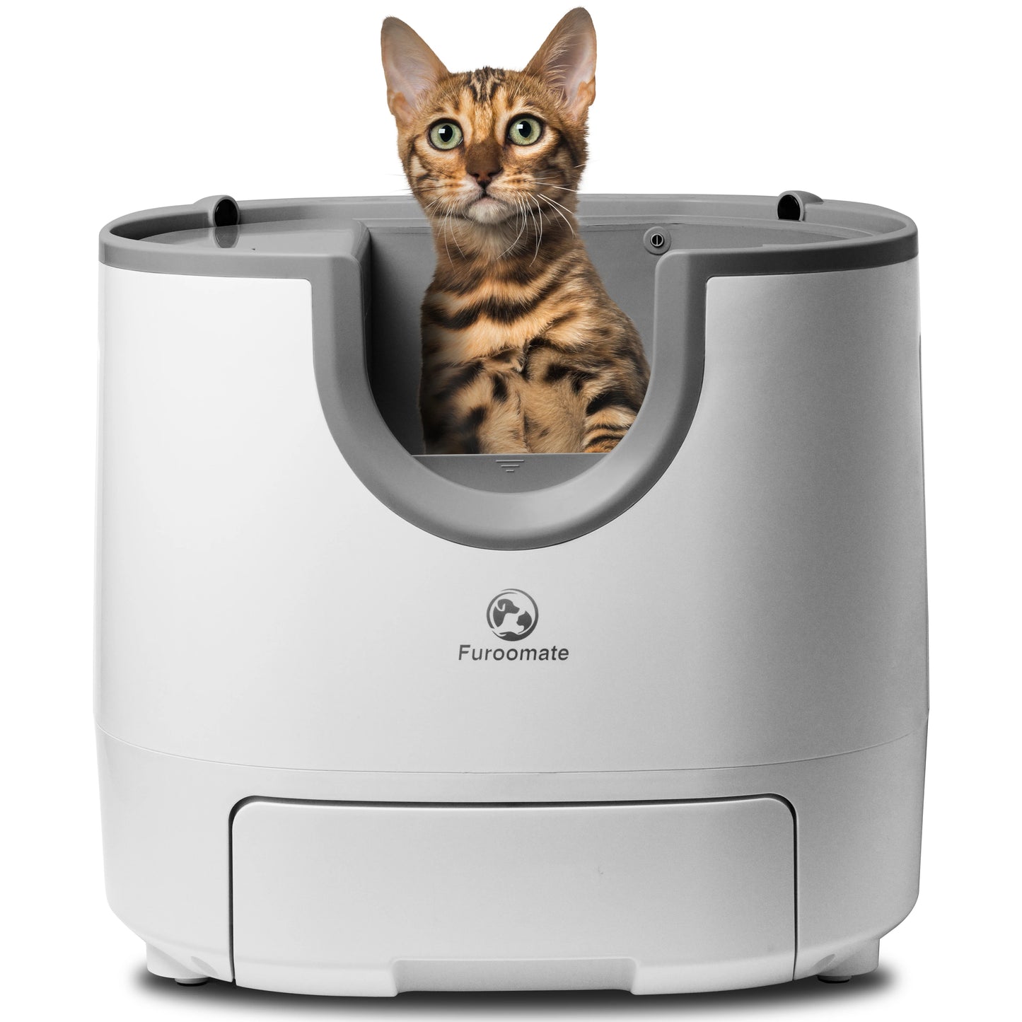 Petzrella Halbgeschlossene Katzentoilette mit Sichtschutz