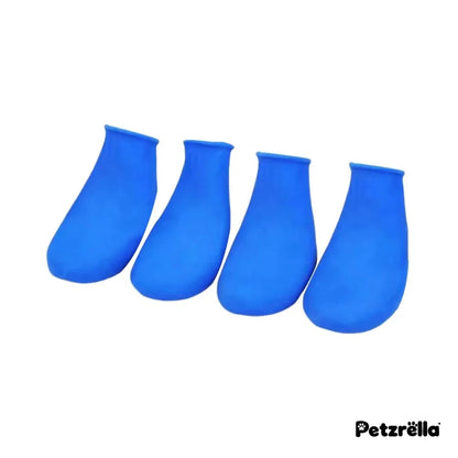 Petzrella Rubber Dog Boots – 4-Pack Against Salt and Mud
