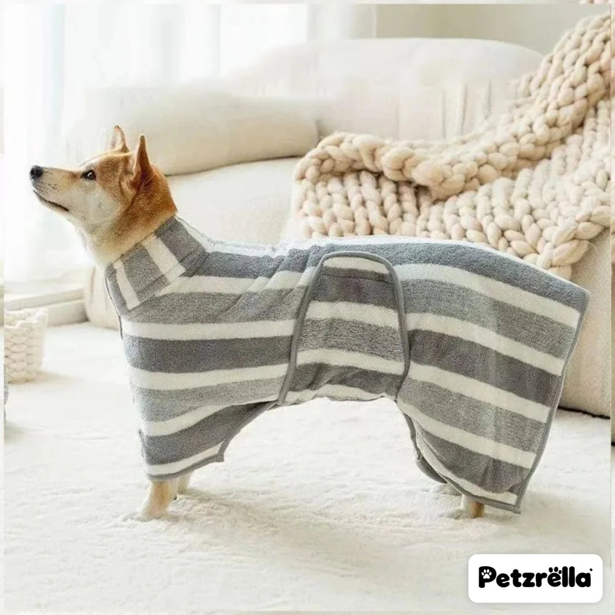 Petzrella Dog Bathrobe