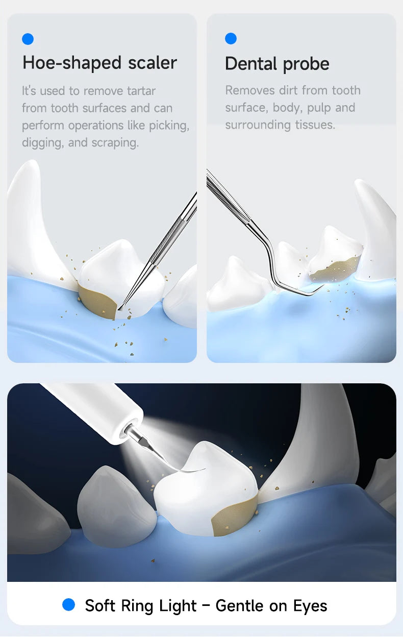 Ultrasonic Pet Dental Plaque Remover for Dogs and Cats