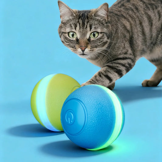 Self-Playing LED Ball – Interactive Motion Toy for Cats & Dogs