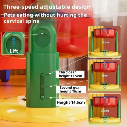 Petzrella Verstellbarer Doppelnapf – Klappbares Napf-Set