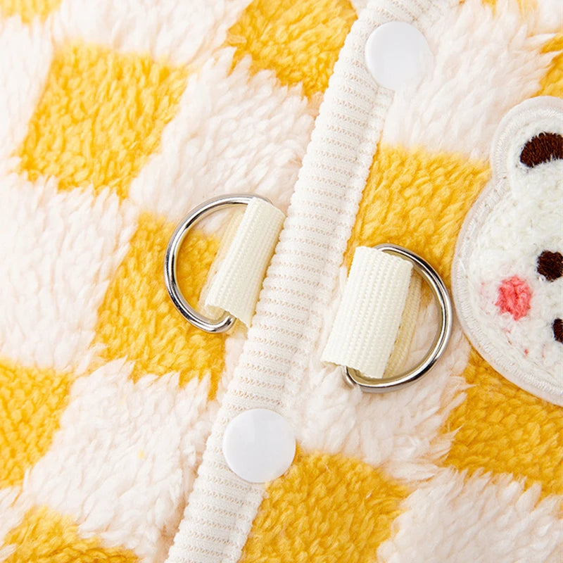 Cozy Winter Fleece Vest for Cats