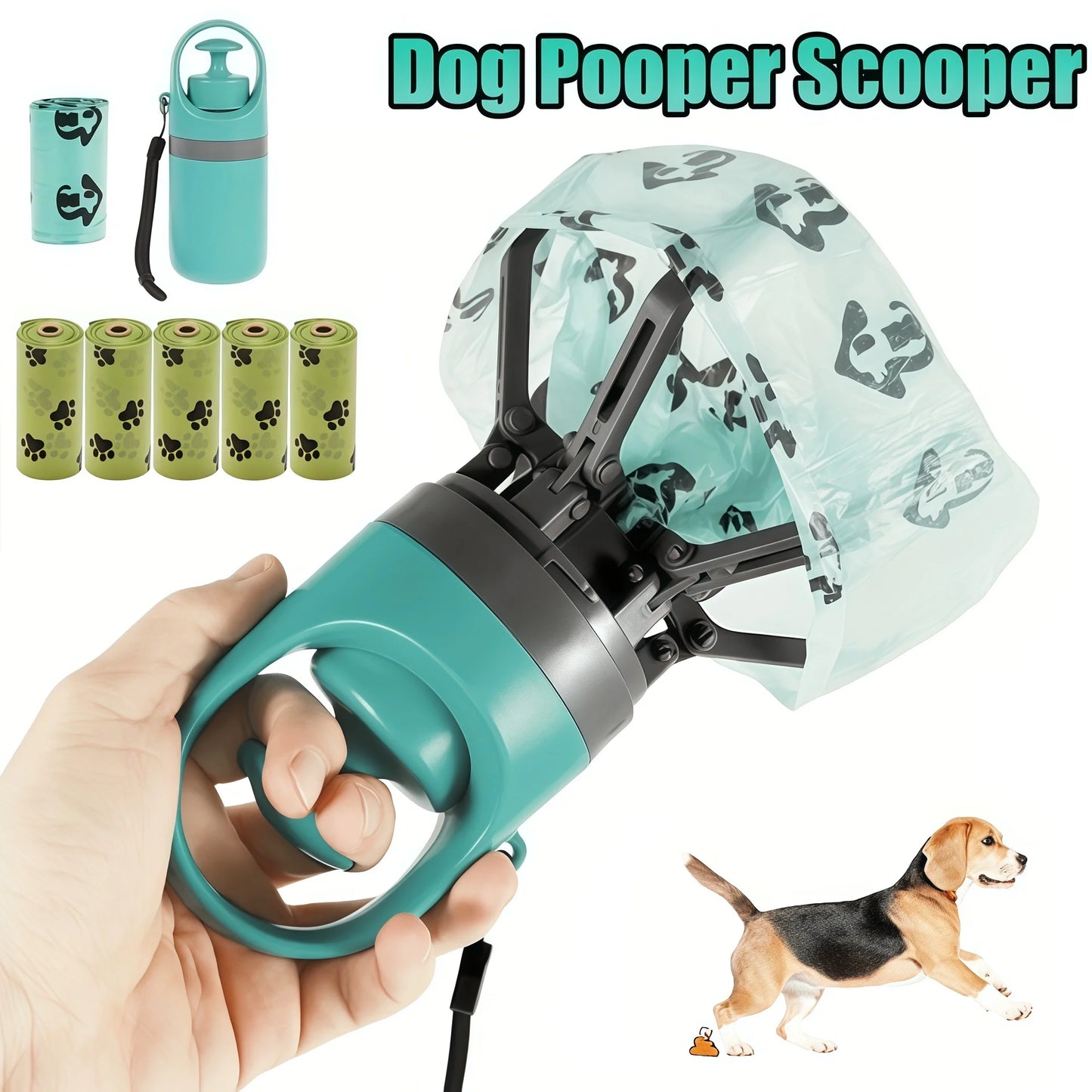 Portable Dog Pooper handle