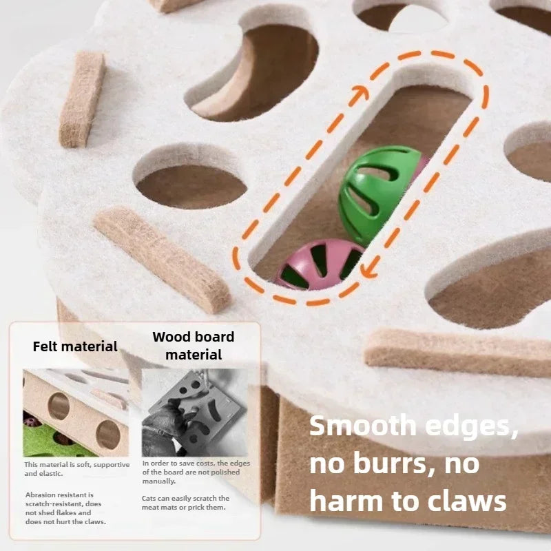 Square Puzzle Toy for Cats