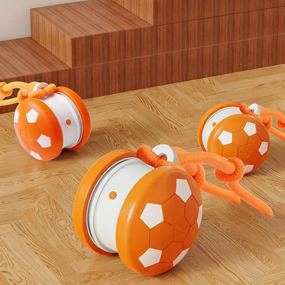 Petzrella Smart Rolling Dog Ball with Tail Rope