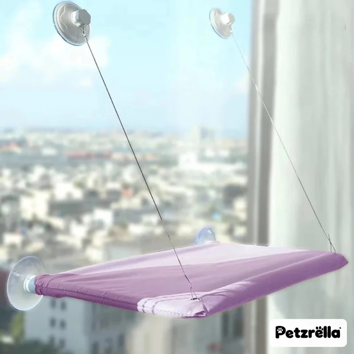 Petzrella Cat Window Hammock Purple