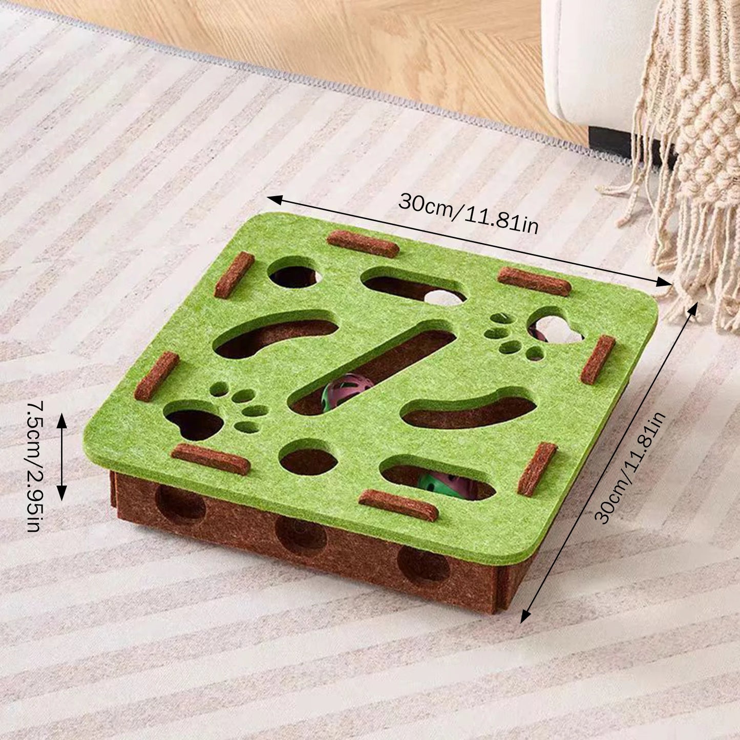 Interactive Cat Puzzle Maze – Enrichment Toy for Smart Indoor Play