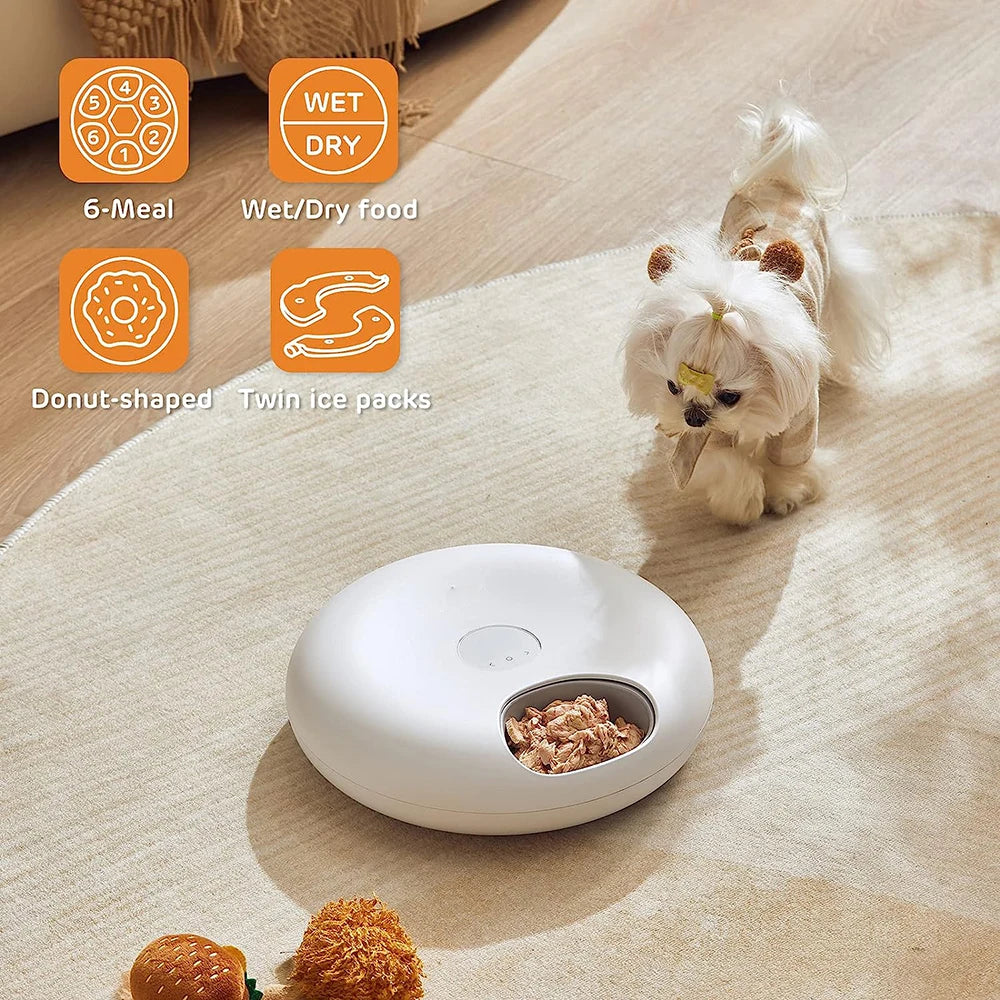 Petzrella USB Rechargeable Automatic Wet Food Pet Feeder with Timer