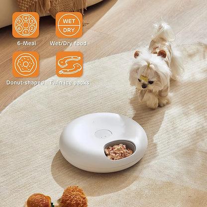 Petzrella USB Rechargeable Automatic Wet Food Pet Feeder with Timer