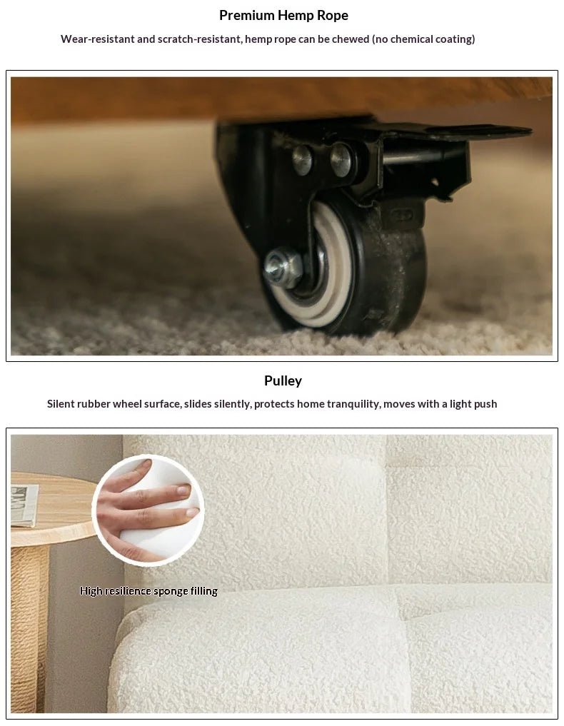 Beautiful Table Above, Cozy Cat Den Below