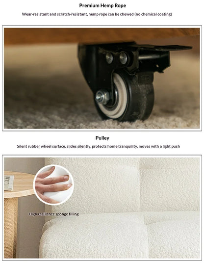 Beautiful Table Above, Cozy Cat Den Below