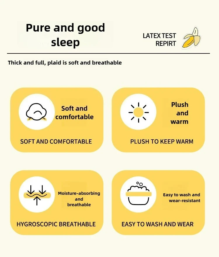 Banana-Shaped Plush Cat Bed