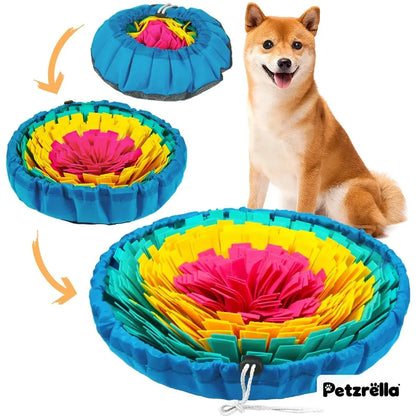 Petzrella Dog Snuffle Mat – Foraging Bowl for Slow Feeding