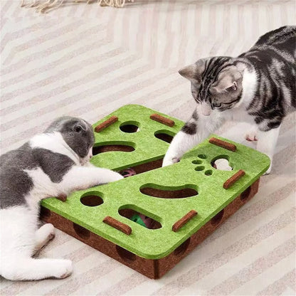 Interactive Cat Puzzle Maze – Enrichment Toy for Smart Indoor Play