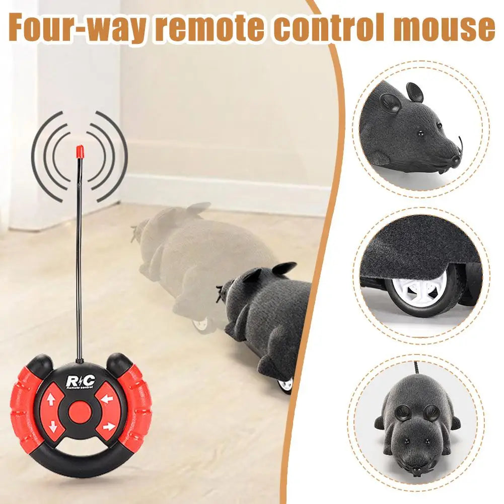 Remote Control Simulation Mouse Toy for Cats