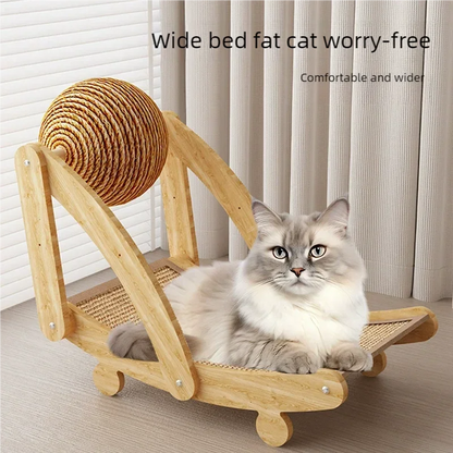 2-in-1 Sisal Cat Scratcher Lounge