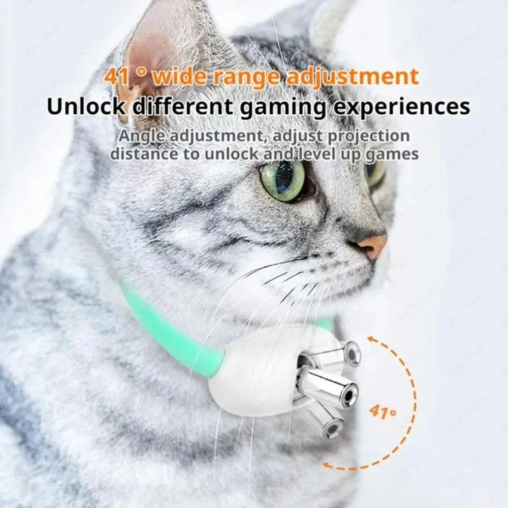 Cat Laser Collar Toy – Interactive Anti-Boredom Laser for Cats