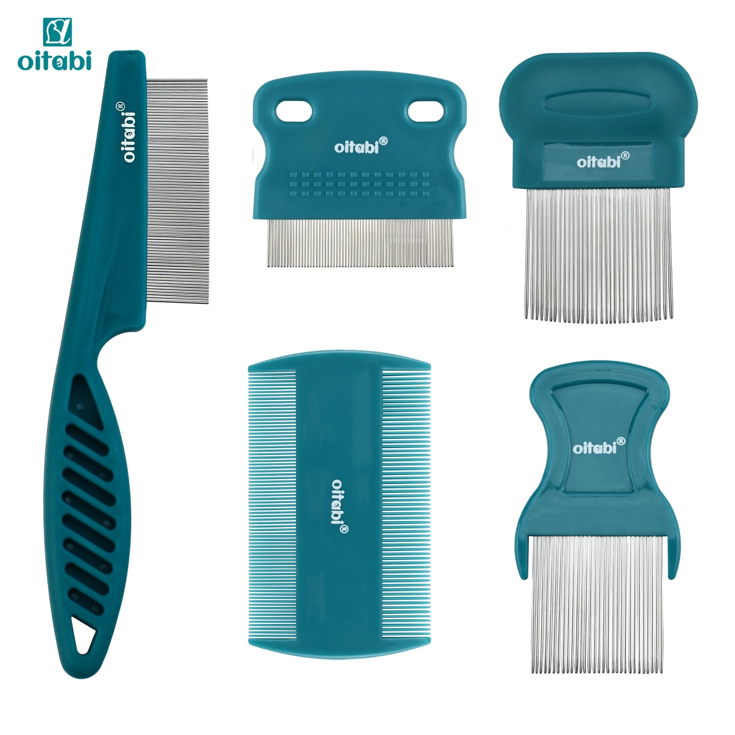 Pet Grooming Comb Set for Cats and Dogs